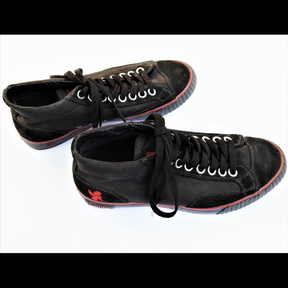 Chrome Black & Red Shoes - Women’s Size 8.5 - Picture 4 of 8